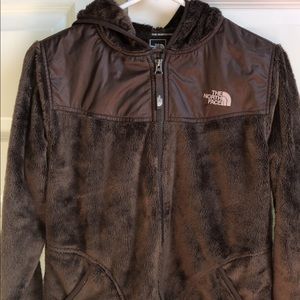 Womens Brown Fur North Face Jacket